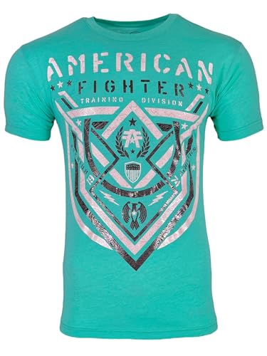 American Fighter Men's T-Shirt Lost Springs Crew Neck M Blue2