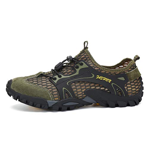 Image of FLARUT Men's Sandals Barefoot Hiking Shoes Quick Dry Breathable Mesh Lightweight Outdoor Training Water Walking Shoes