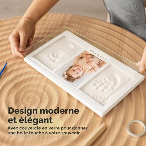 Kit empreintes mains pieds bébé idée cadeau de naissance idéal