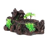 Sosoport Boîte Dalimentation pour Reptiles Bol À Eau en Résine pour Tortue Lézard Tortue Bol Décoratif sans Base pour Reptiles De Compagnie pour Décoration De Terrarium