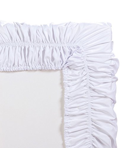Fancy Linen COMIN18JU070424 Fancy Collection Queen-King Easy Fit Bed Ruffle Wrap Around Elastic Bed Skirt thumb #1