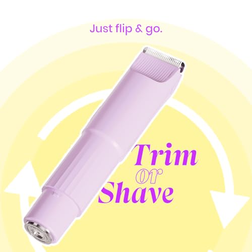 Image of Urban Yog Trimmer for Woman | Dual Head Facial Hair Remover & Bikini, Body Hair Trimmer | Electric Trimmer for Women | Painless, Rechargeable, 90 Min Battery