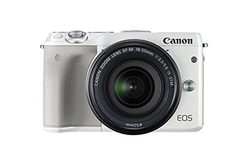 Canon Eos M3 Mirrorless Camera Kit With Ef-M 18-55Mm Image Stabilization (Is) Stm Lens - Wi-Fi Enabled (White) #TOP6