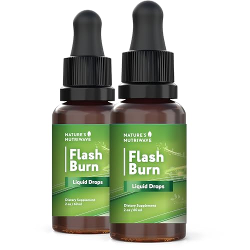 Flash Burn Drops Maca Grape Seed & Green Tea 40mL 2 Month Supply