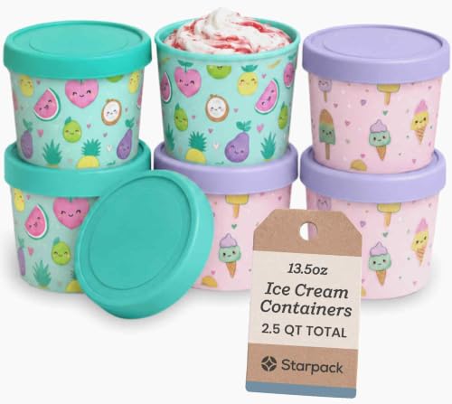 6-Pack Silicone Lid Containers