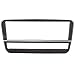 Rockyin Panel de control Carbon Fiber CD Aire acondicionado ajuste de la cubierta de Mercedes-Benz A/B/GLA/CLA (Pure)