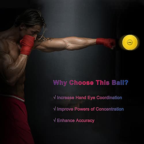 Bola de reflexo de boxe com faixa de cabeça Bola de reação macia perfeita para velocidade de boxe e