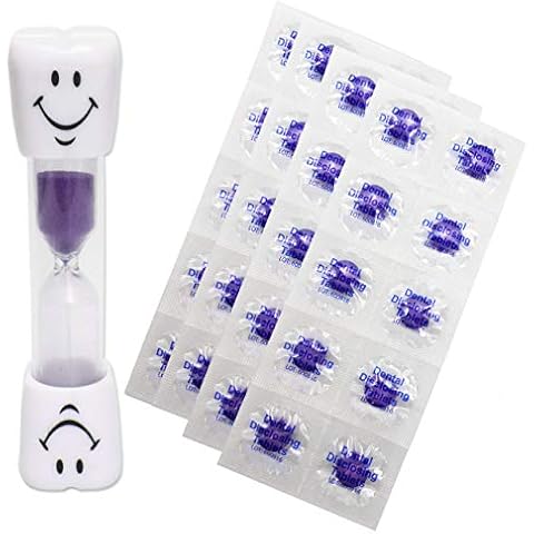 Smile Toothbrush Timer with Disclosing Tablets Cover