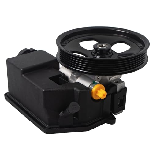 AUQDD 20-66989 New Power Steering Pump (For 2.8L 2.9L 3.5L 3.7L) Compatible With 2004-2012 Chevy Colorado /04-12 GMC Canyon (Power Assist Pump Replace 96-66989 N734-74144 15192791 8151922840)