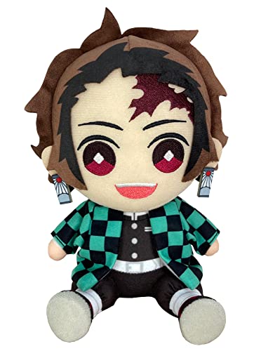 Great Eastern Entertainment Demon Slayer - Tanjiro Kamado Sitting Pose Plush 7' H