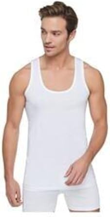 Tutku Erkek Penye Atlet, Beyaz, XL/2XL