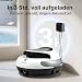 POOLPURE Akku Poolroboter 2026 – Kabelloser Poolsauger mit 100 Min Laufzeit, Automatischer Poolreiniger für Flache Aufstellbecken bis 90m², Dual Hall-Sensoren, 5000mAh, IPX8