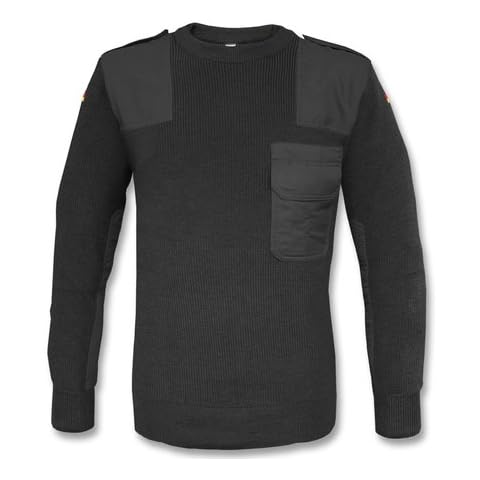 Desert Hawk Tactical BW - Jersey de punto de seguridad del ejército alemán, Negro Cover