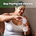 haakaa Breast Shells Nursing Cup Silicone Breast Milk Collector Milk Savers for Breastfeeding Nipple Shells Protect Sore Nipples Extra-Soft and Reusable - 2.5oz, 1 pc