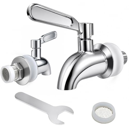 2 PCS 304 Stainless Steel Beverage Dispenser Spigot Replacement Food Grade