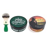 Zingari Man Shaving Kit for Men, Gift Box includes Synthetic Shaving Brush, All Purpose Brush Cleane