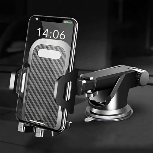 Car Phone Holder for McLaren 650S Sprint/650S Le Mans Coupe Suction Cup Type Anti-Shake Fixing Support Frame,360° Rotating Retractable