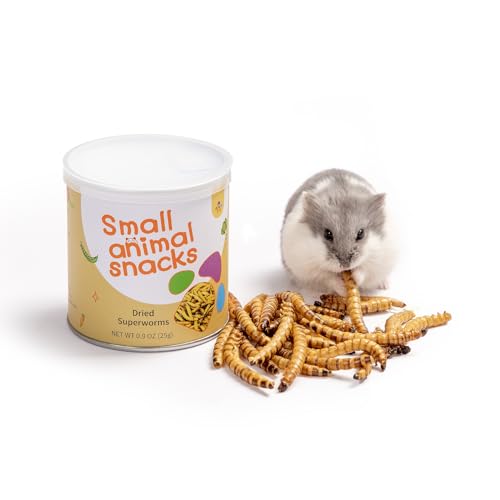 Niteangel Small Animal Snack & Treats - Dried Worms & No Additive