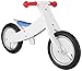 BIKESTAR Bicicleta sin Pedales para niños y niñas | Bici Madera 12 Pulgadas a Partir de 3-4 años | 12" Edición Marco Ajustable Blanco