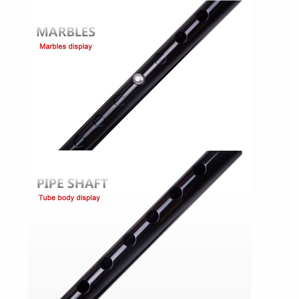 KADEUX Muletas De Aluminio para Adultos, Muletas Plegables para El Antebrazo Muleta De Viaje Muletas De Codo De Viaje, Muletas Juveniles Andador Portátil, Ajustable En Altura, Negro (Color : Black)