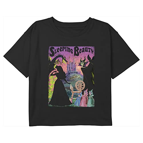 Disney Girls' Sleeping Beauty Poster Boxy Crop Tee - Main Image