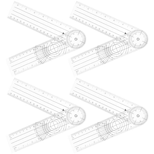 Cabilock Goniometro 8 pulgadas PVC 4 piezas miniatura 1