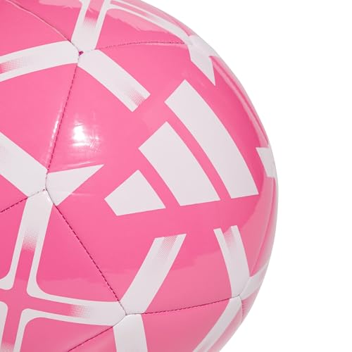 Adidas Unisex Starlancer Club Soocer Ball, Solar Pink/White, 4 by adidas - Image 3