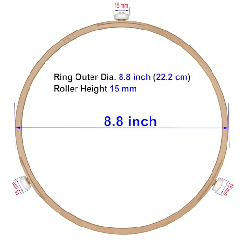 8.8" Microwave Turntable Ring with 15 mm Rollers, 8.8 inch 15 Millimeters - Picture 6 of 55