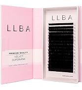 LLBA Volume Eyelash Extensions, Multi Selections from 0.03 to 0.2 | C CC D L Curl | 7-15 mm Lengt...