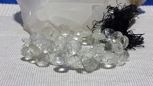 Quartz tourmaliné perle poire facettée haut de gamme pour l'artisanat joaillier d'exception