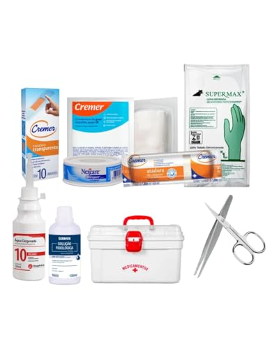 Kit de Primeiros Socorros Completo com Maleta P