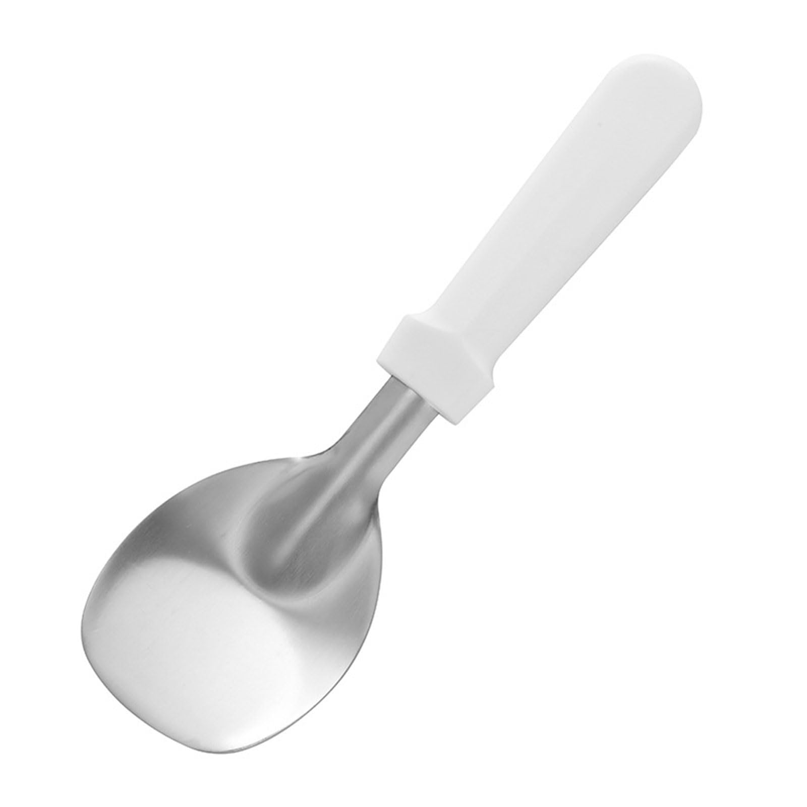 Uqezagpa White Premium Rusts Resistant Ice Cream Dispenser With Comfortable Grip Digging Scoops Ideal For Home And Professional Use Ergonomic Ice Cream Scoops