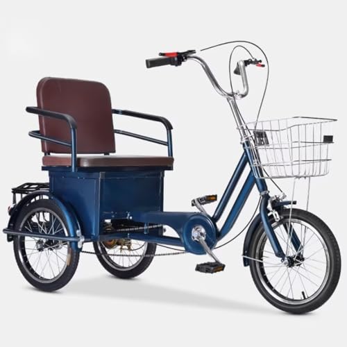 Triciclo para Adultos con Asiento de Espuma y Canasta miniatura 1