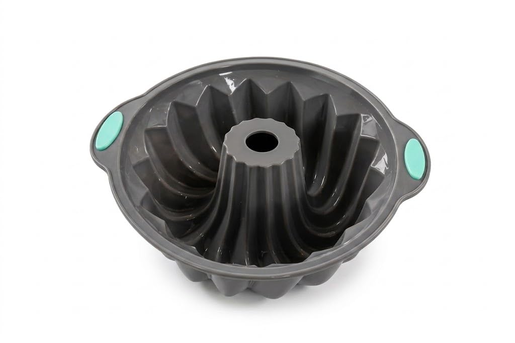 Forma de Bolo Redonda Silicone Pequena 15x15x7 | Antiaderente, 230ºC, Para Pudim e