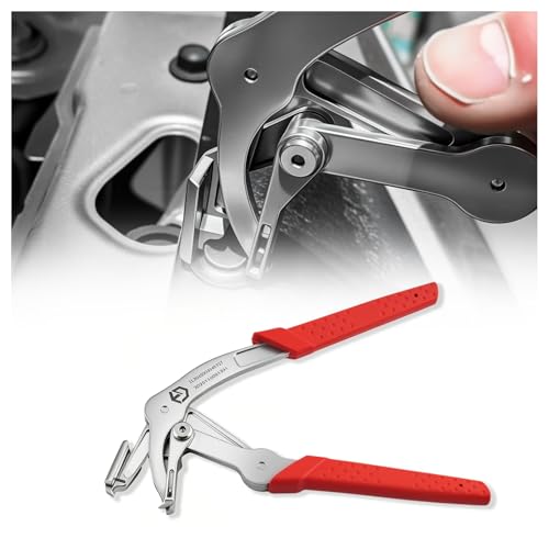 Image of 2026 Upgrade Spring-Loaded Car Clip Pliers,Stainless Steel Panel Clip Removal Pliers,Multi-Functional Car Clips Remover Tool for Removing Door Panel Trim Bumper Clips