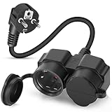 【Design stable à double prise】 La prise de terre pour extérieurs allongée dispose d'une longueur considérable, avec des spécifications de câble de 3 x 1,5 mm². L'extension à double prise permet une insertion et un retrait sans effort, tout en maintenant une connexion sécurisée une fois branchée. Sa stabilité robuste garantit un contrôle fiable du courant pour les appareils connectés. Certifiée aux normes RoHS et CE, cette rallonge à double prise offre plus de sécurité, de confort et d'efficacité énergétique. Protège la sécurité de votre consommation électrique.