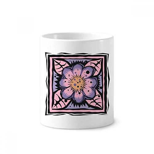 Porte-brosse à dents violet fleur Mexique pour décorer votre salle de bain au quotidien