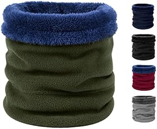 Balaclava Neck Warmer Ski Mask Winter Beanie Hats for Men with Thermal Fleece Hood Knitted, Windproof Snood Face Covers Hat Neck Gaiter for Cycling Motorcycle Bike