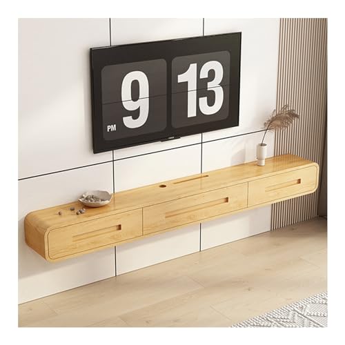 Meuble TV mural 120cm pour gagner de la place au sol dans un salon moderne