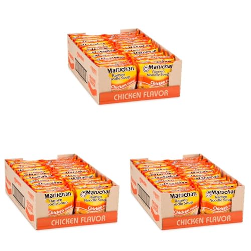 Image of Maruchan Ramen Chicken, Instant Ramen Noodles, Ready to Eat Meals, 3 Oz, 24 Count (Pack of 72)