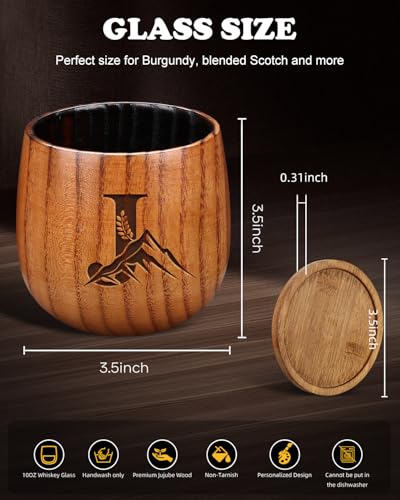 Birthday Gifts for Men Dad Husband Whiskey Glass Anniversary Groomsmen Gift - Image 2