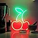Produktbild Neonlichter LED Neon Lichter Kirschform Neonlicht Farbkunst Neon Zeichen Leuchtreklame Für Kinderschlafzimmer, Restaurants, Bars, Fast-Food-Shop, Picknick-Partys,Kirschform