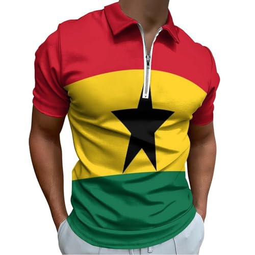Tee shirt avec étoiles simples et fermeture 1/4 zippée pour un confort respirant optimal