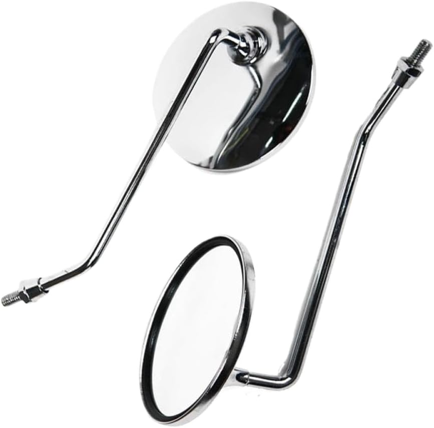 8mm Universal Motorbike Side Mirrors For 50cc-150cc Motorcycles Electrical Bike MTB Scooter ATV Chromed Rear View