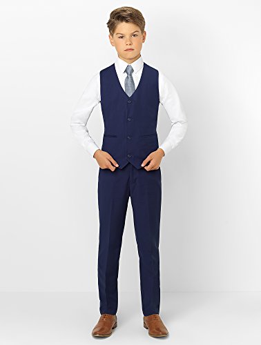 Paisley Of London, Monaco Blue Slim Fit Suit, Boys Formal Occasion Wear Set, 2T #TOP2