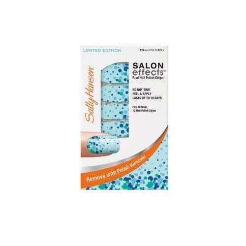 Sally Hansen Real Nail Polish Strips ~ A Little Bubbly 014 ~ Limited Edition