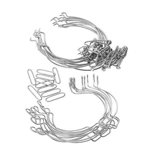 UKCOCO 10 Pezzi Clip di in Inossidabile per Barattoli Ermetici Molle Resistenti per Sigillare Vasetti e Conservazione Alimentare Facile Installazione e Chiusura Sicura