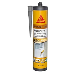 Mastic Acrylique Haute Performance SikaSeal-184 pour la Maçonnerie (Occasion Comme Neuf)