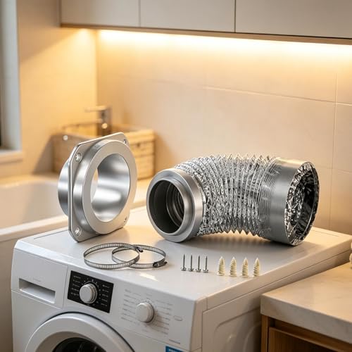 Tuyau d'aération de sèche-linge magnétique idéal pour optimiser les placards et espaces réduits - 3