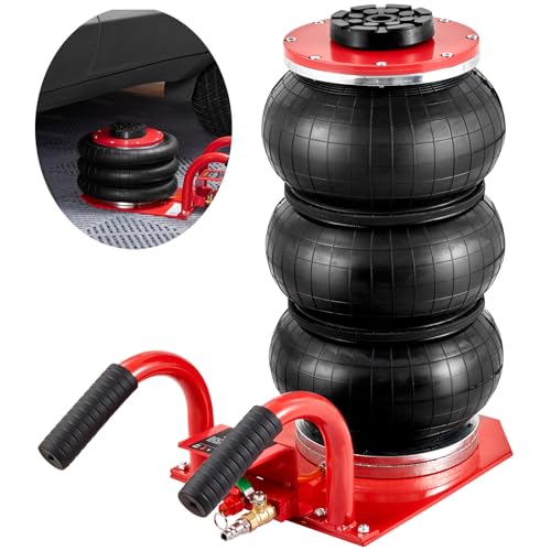 Mophorn 3T Red Tyre Jack for Car Jack Air Tyre